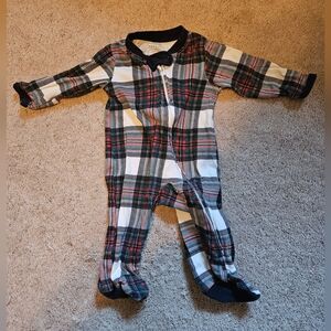 Honest baby tartan pajamas 0-3m